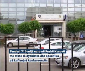 Tenderi 710 mijë euro në Fushë Kosovë me afate të dyshimta dhe specifika që kufizojnë konkurrencën